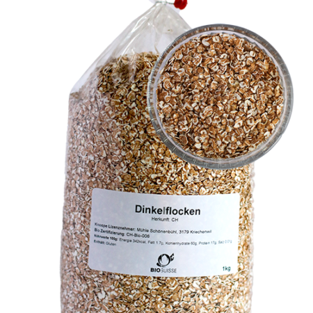 Bio Knospe Dinkelflocken CH