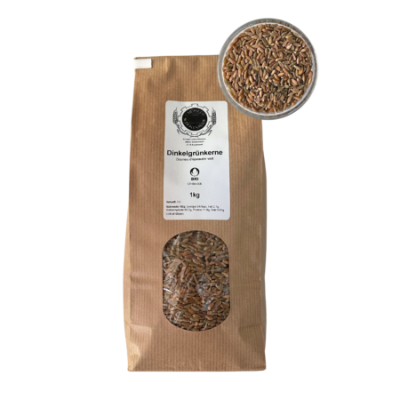 Bio Knospe Dinkelgrünkerne DE