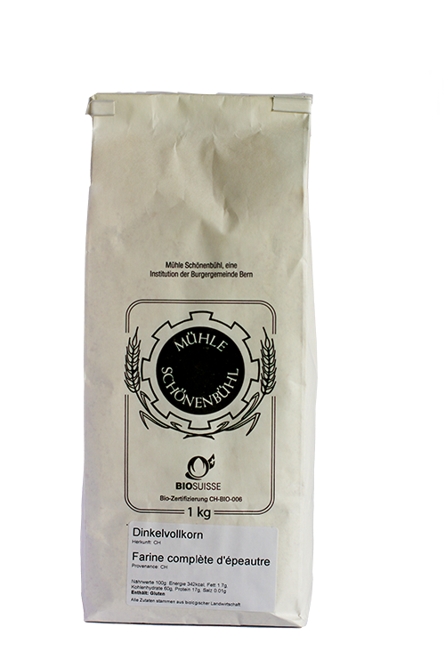 Bio Knospe Dinkelvollkornmehl CH