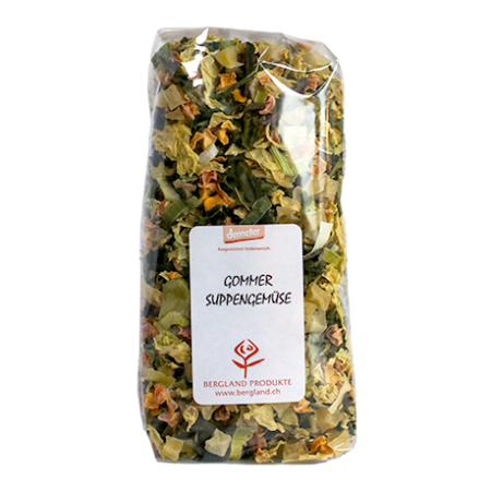 Bio Knospe Gommer Suppengemüse getrocknet CH