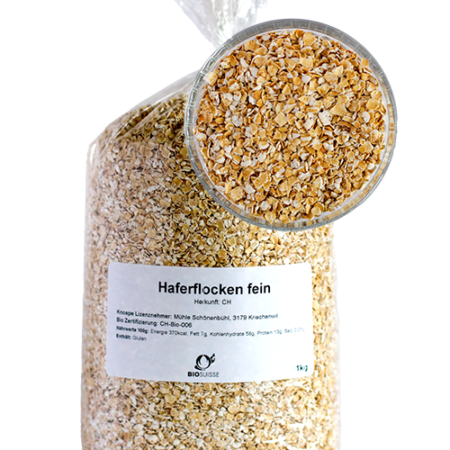 Bio Knospe Haferflocken fein CH