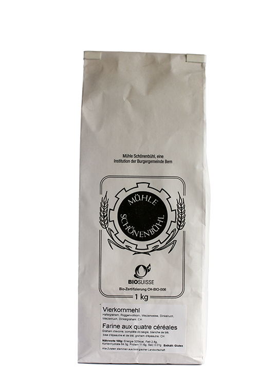 Bio Knospe Vierkornmehl CH