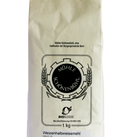 Bio Knospe Weizenhalbweissmehl CH