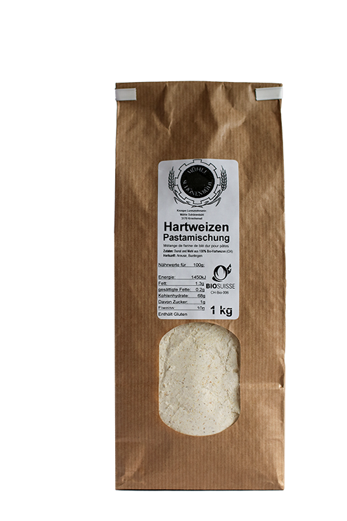 Bio Knospe Hartweizen Pastamischung CH