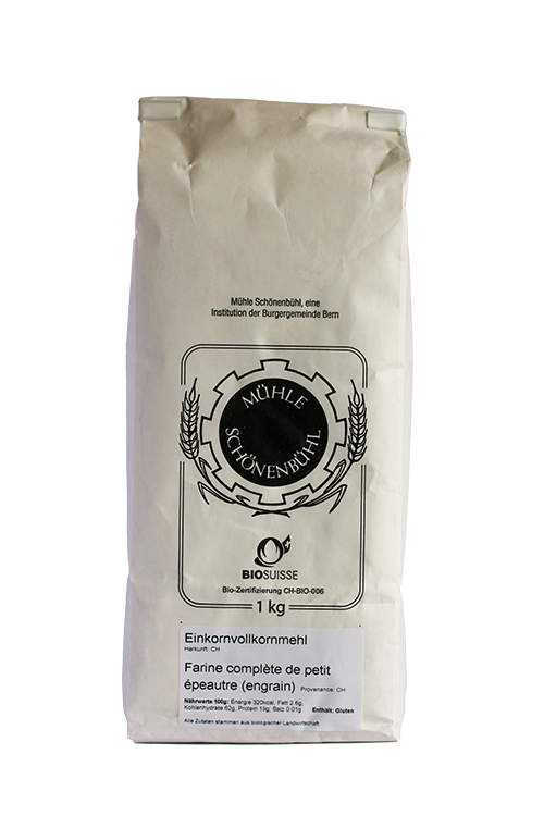 Bio Knospe Einkornvollkornmehl CH