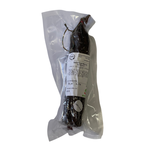 Bio Knospe Sunntigswurst