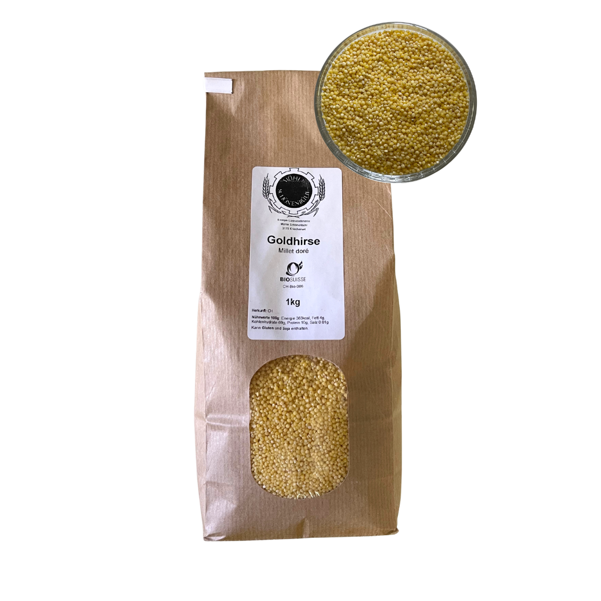 Bio Knospe Goldhirse ganz CH