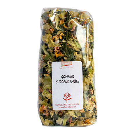 Bio Knospe Gommer Suppengemüse getrocknet CH