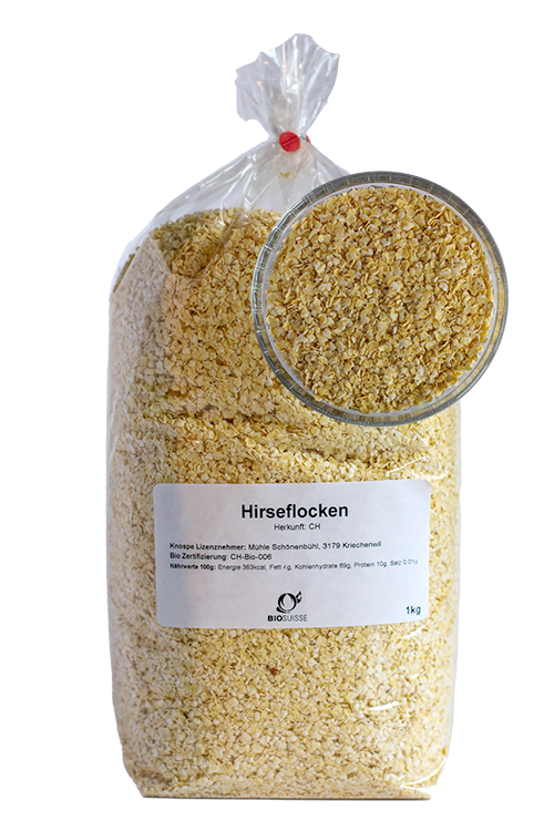 Bio Knospe Hirseflocken CH