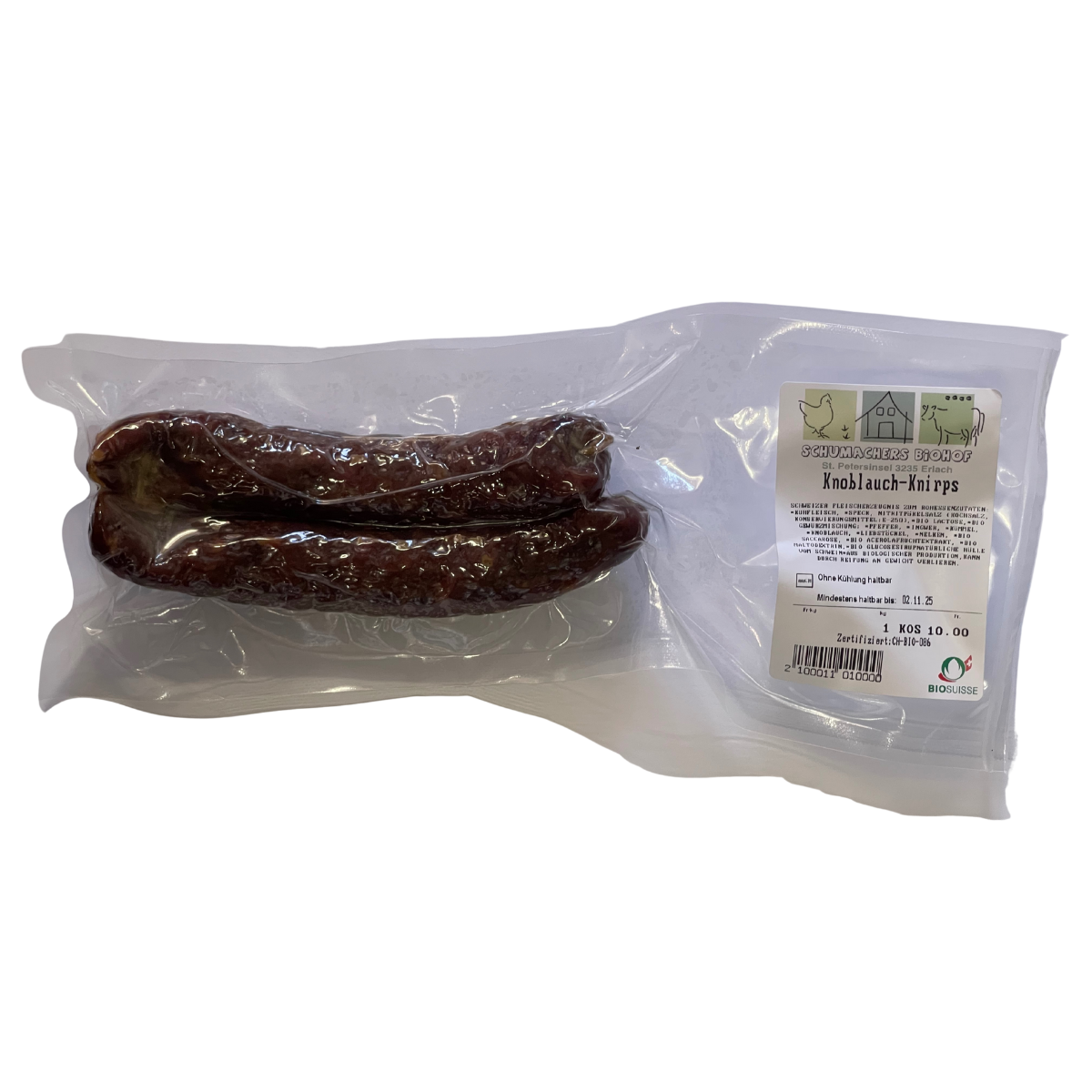 Bio-Knospe Knoblauch Knirps CH